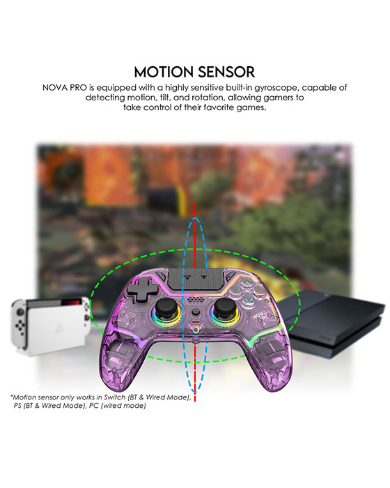 Fantech WGP14 v2 NOVA Pro Multi Platform Gamepad PURPLE