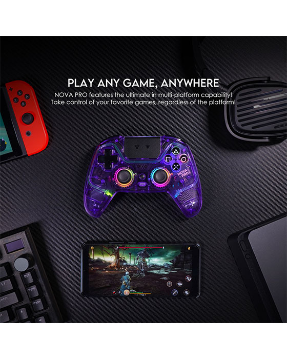 Fantech WGP14 v2 NOVA Pro Multi Platform Gamepad PURPLE