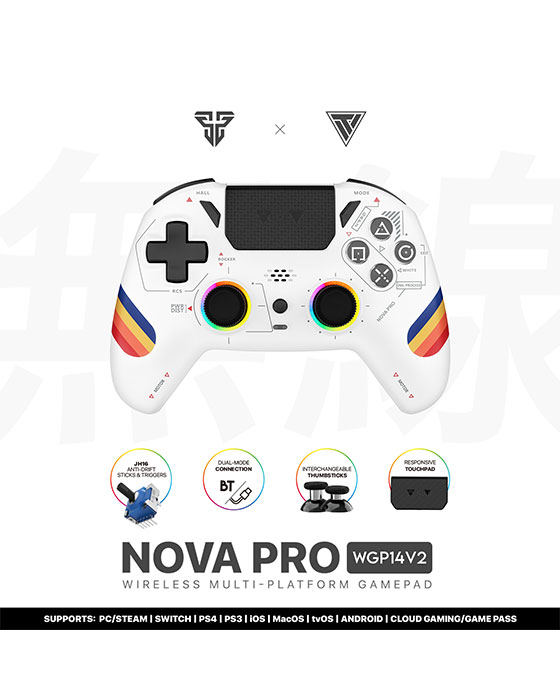 Fantech WGP14 v2 NOVA Pro Multi Platform Gamepad White