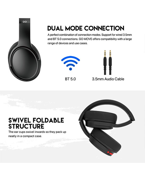 Fantech WH03 GO MOVE Bluetooth Headphone BLACK