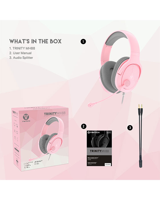Fantech MH88 TRINITY GAMING HEADSET SAKURA