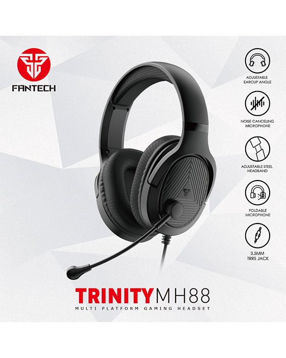 Fantech MH88 TRINITY GAMING HEADSET BLACK