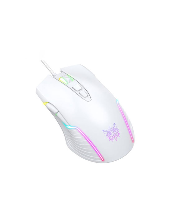 ONIKUMA CW905 White 6400 DPI Wired Gaming Mouse