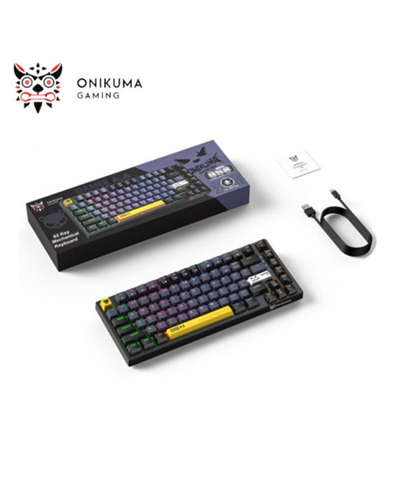 ONIKUMA G58 RGB Black Mechanical 82Keys Gaming Keyboard