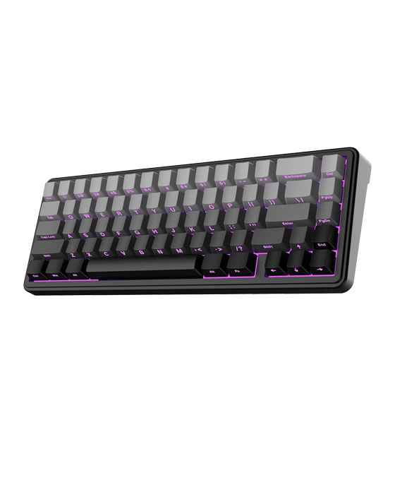 Aula F65 RGB Tri Mode HotSwap Mechanical Gaming Keyboard (Black Gradient)