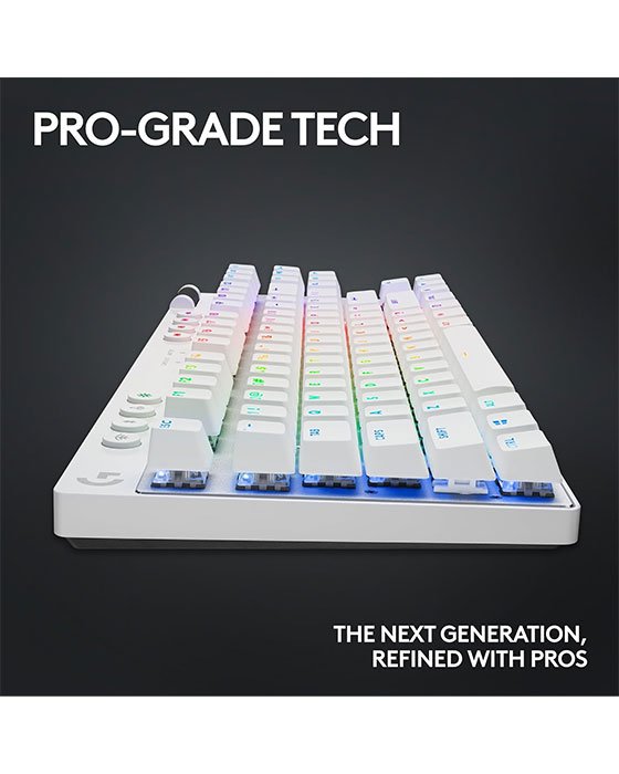 Logitech G PRO X TKL LIGHTSPEED Gaming Keyboard WHITE