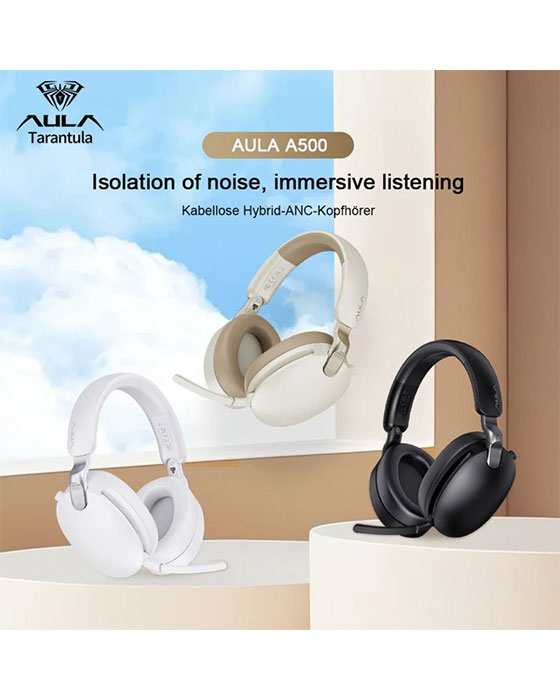 Aula A500 Tri Mode Gaming Headset (Coffee)