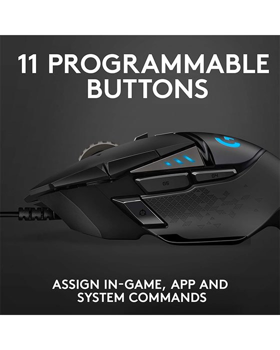Logitech G502 HERO High Performance Wired Gaming Mouse