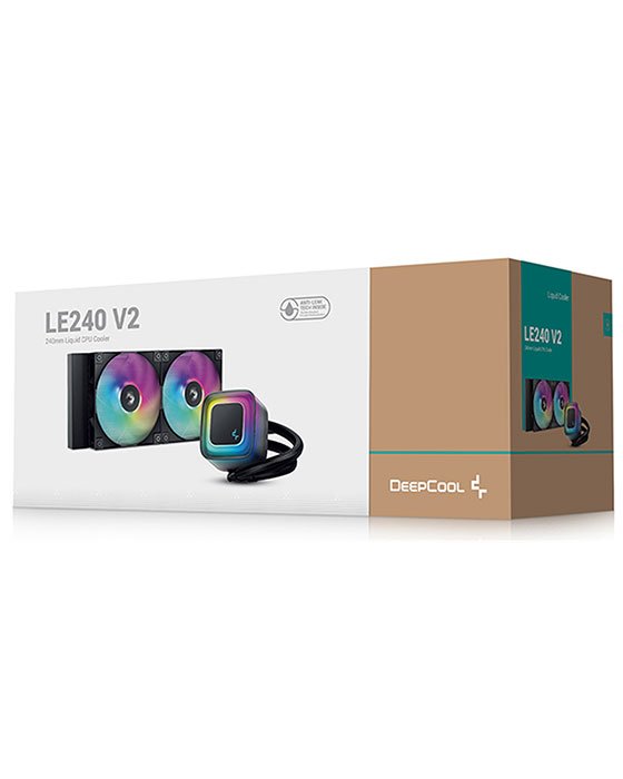 DEEPCOOL LE240 V2 Black 240mm ARGB Liquid Cooler
