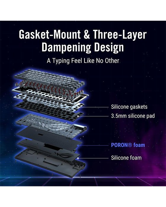 ASUS M701 ROG Azoth Gaming Keyboard Black