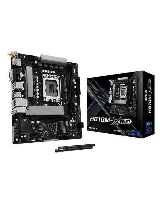 ASRock H810M-X LGA1851 Micro-ATX Motherboard