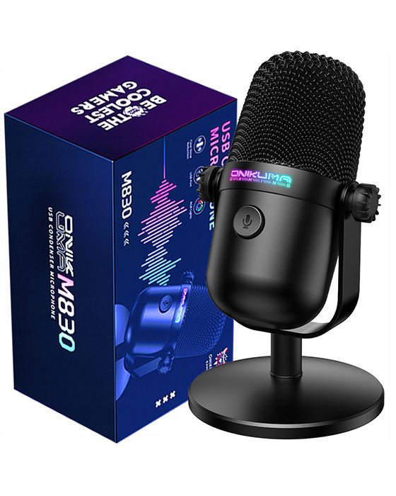 ONIKUMA M830 RGB USB Microphone Gaming