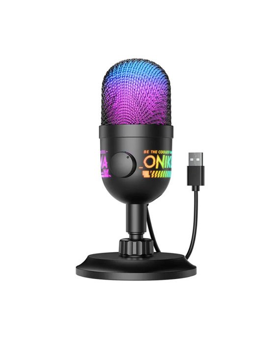 ONIKUMA M930 Colorful RGB USB Microphone Gaming