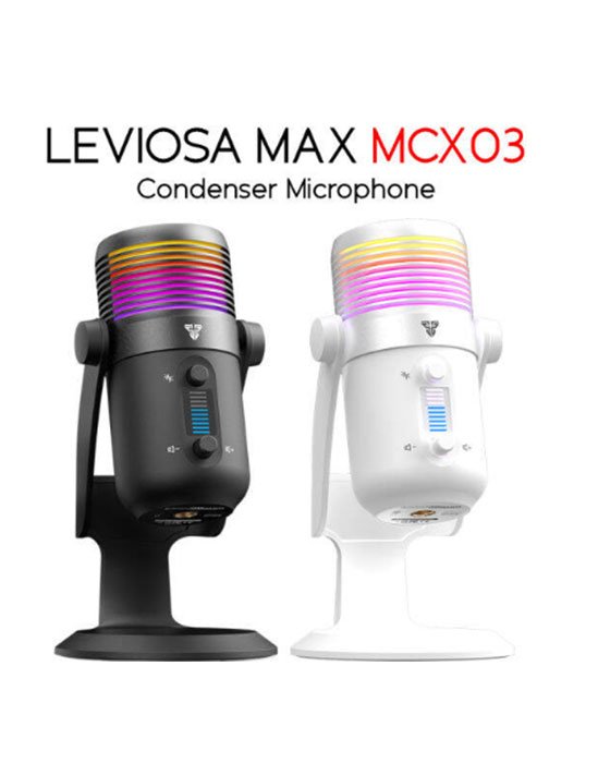 FANTECH MCX03 LEVIOSA MAX Microphone USB-C RGB Professional Gaming Black